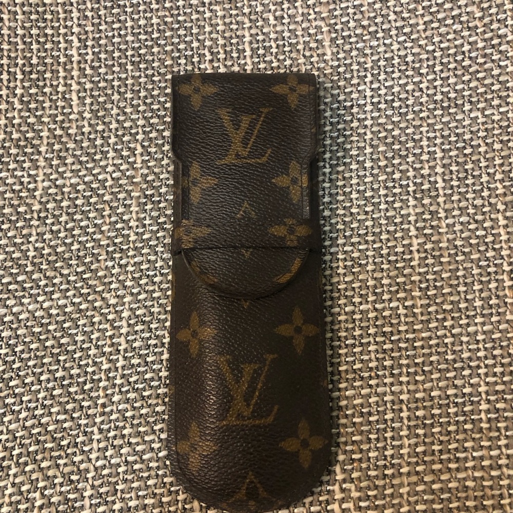 Vintage Louis Vuitton Monogram Etui eyeglass case.